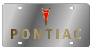 Pontiac License Plate