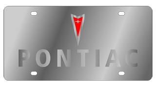 Pontiac License Plate