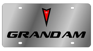 Pontiac Grand Am Stainless Steel License Plate