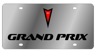 Pontiac Grand Prix Stainless Steel License Plate 
