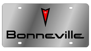 Pontiac Bonneville Stainless Steel License Plate 