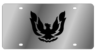 Pontiac Firebird Retro Logo License Plate 