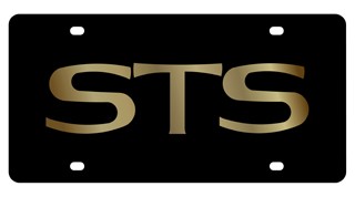 Cadillac STS License Plate