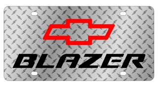 Chevrolet Blazer License Plate - Lazer Style