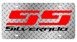 Chevrolet Silverado SS Lazer Style License Plate