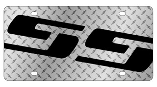 Chevrolet Silverado SS Lazer Style License Plate - Stamp Series