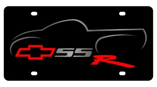 Chevrolet SSR Lazer-Tag License Plate 