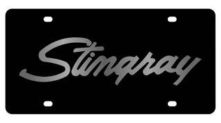 Chevrolet Corvette Stingray Lazer-Tag License Plate 