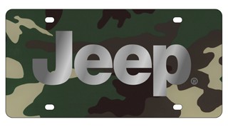 Jeep License Plate - Lazer style