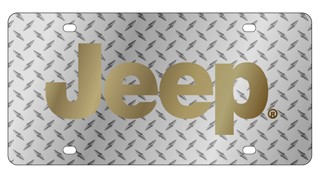 Jeep License Plate - Lazer style