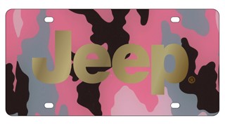 Jeep License Plate - Lazer style