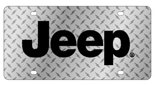 Jeep License Plate - Lazer style