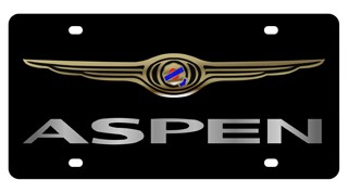Chrysler Aspen Lazer-Tag License Plate