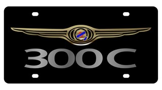 Chrysler 300C Lazer-Tag License Plate