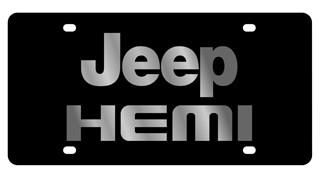 Jeep HEMI Lazer-Tag License Plate