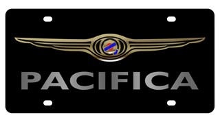 Chrysler Pacifica Lazer-Tag License Plate