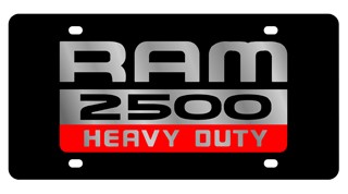 Dodge 07 Ram 2500 Heavy Duty Lazer-Tag License Plate