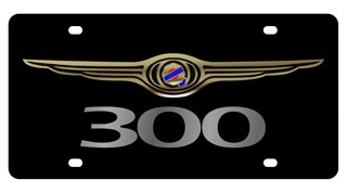 Chrysler 300 Lazer-Tag License Plate