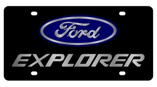 Ford Explorer Lazer-Tag License Plate