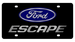 Ford Escape Lazer-Tag License Plate