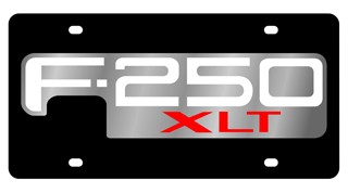 Ford F-250 XLT Lazer-Tag License Plate
