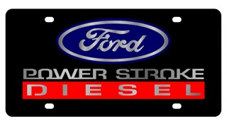Ford 05 Power Stroke Diesel Lazer-Tag License Plate
