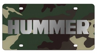 Hummer License Plate - Lazer Style