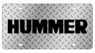 Hummer License Plate - Lazer Style