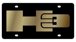 Hummer H3 License Plate - Lazer Style