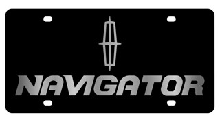 Lincoln Navigator Lazer-Tag License Plate