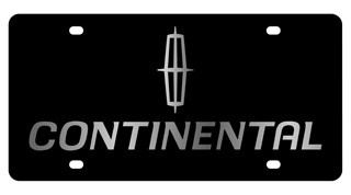 Lincoln Continental Lazer-Tag License Plate