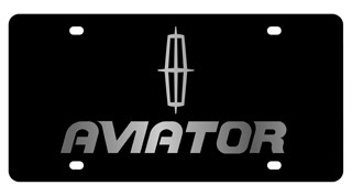 Lincoln Aviator Lazer-Tag License Plate
