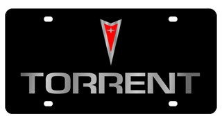 Pontiac Torrent - License Plate