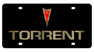 Pontiac Torrent - License Plate