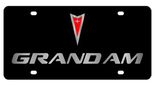 Pontiac Grand Am Lazer-Tag License Plate