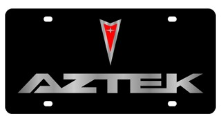 Pontiac Aztek - License Plate