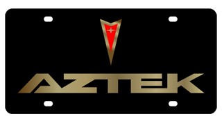 Pontiac Aztek License Plate