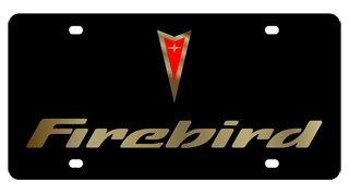 Pontiac Firebird License Plate