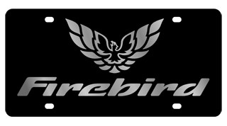 Pontiac Firebird Trans Am License Plate
