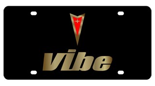 Pontiac Vibe License Plate