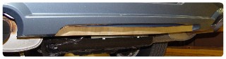 Ford Mustang GT Lower Bumper Exhaust Trim - Ultra-Chrome