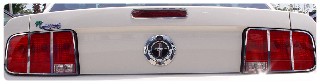 Ford Mustang Taillight and 3rd Brakelight Trim - Ultra-Chrome