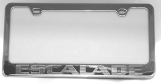 Cadillac Escalade License Plate Frame