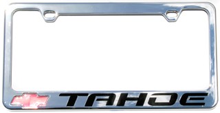 Chevy Tahoe License Plate Frame