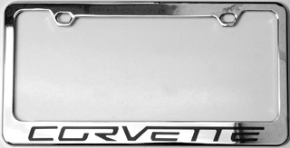 C6 Corvette License Plate Frame