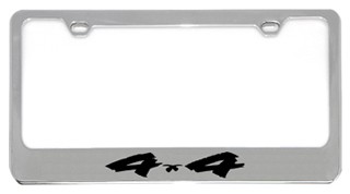 4x4 License Plate Frame