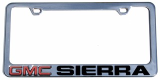 GMC Sierra License Plate Frame