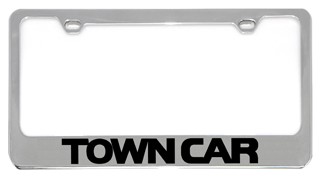 Lincoln Town Car License Plate Frame