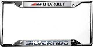 Chevrolet Silverado Z71 License Plate Frame