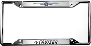 Chrysler Logo / PT Cruiser License Plate Frame